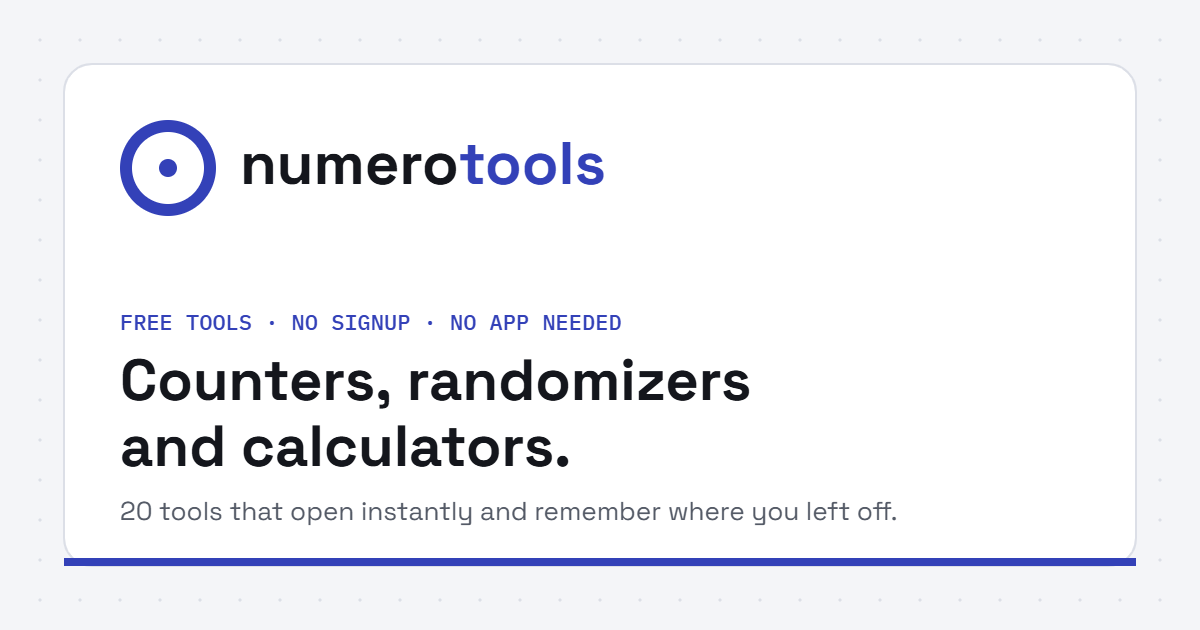 Random Numbers Ball Cricket Score Counter — Free Online Scorer | NumeroTools